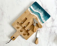 Load image into Gallery viewer, Ocean Cheeseboard with magnetic tools