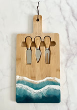 Load image into Gallery viewer, Ocean Cheeseboard with magnetic tools