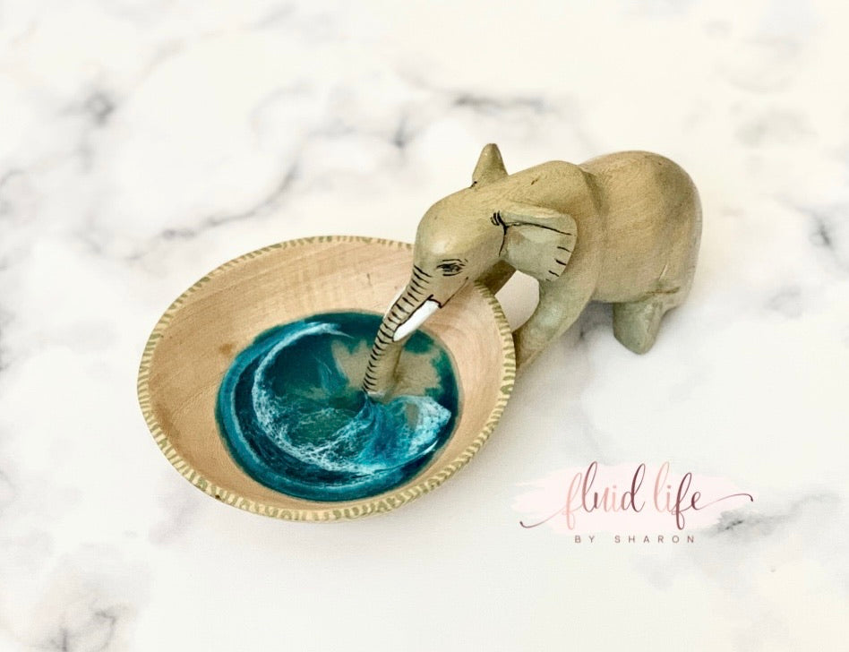 Elephant drinking bowl
