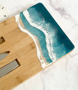 Ocean Cheeseboard with magnetic tools