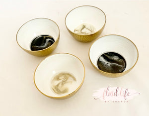 Golden Ceramic Bowl